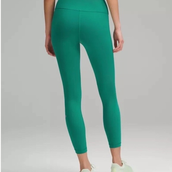 Lululemon Wunder Train HR tight 25” cascade green size 6 New with tags - Picture 3 of 8